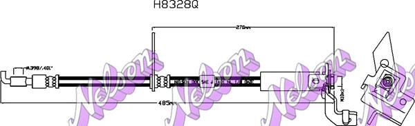 Kawe H8328Q - Kočiono crijevo, lajtung www.molydon.hr