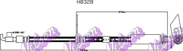 Kawe H8328 - Kočiono crijevo, lajtung www.molydon.hr