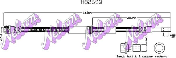 Kawe H8269Q - Kočiono crijevo, lajtung www.molydon.hr