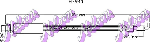 Kawe H7940 - Kočiono crijevo, lajtung www.molydon.hr