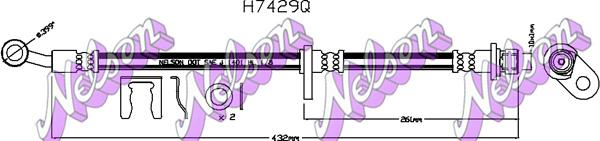 Kawe H7429Q - Kočiono crijevo, lajtung www.molydon.hr