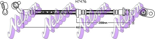 Kawe H7476 - Kočiono crijevo, lajtung www.molydon.hr