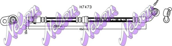 Kawe H7473 - Kočiono crijevo, lajtung www.molydon.hr