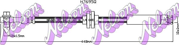 Kawe H7695Q - Kočiono crijevo, lajtung www.molydon.hr