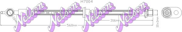 Kawe H7004 - Kočiono crijevo, lajtung www.molydon.hr