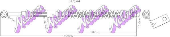 Kawe H7144 - Kočiono crijevo, lajtung www.molydon.hr