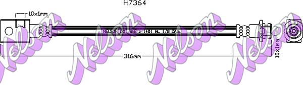 Kawe H7364 - Kočiono crijevo, lajtung www.molydon.hr