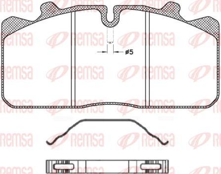 Kawe JCA658.00 - Komplet Pločica, disk-kočnica www.molydon.hr