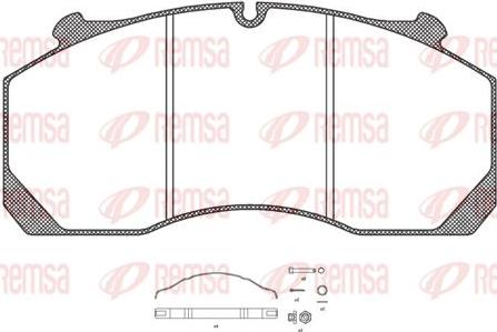 Kawe JCA1157.80 - Komplet Pločica, disk-kočnica www.molydon.hr