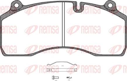 Kawe JCA1306.00 - Komplet Pločica, disk-kočnica www.molydon.hr