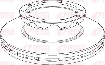 Kawe NCA1062.20 - Kočioni disk www.molydon.hr