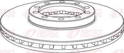 Kawe NCA1138.20 - Kočioni disk www.molydon.hr