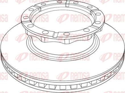 Kawe NCA1222.20 - Kočioni disk www.molydon.hr