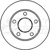 Key Parts KBD4949 - Kočioni disk www.molydon.hr