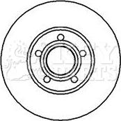 Key Parts KBD4948 - Kočioni disk www.molydon.hr