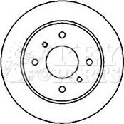 Key Parts KBD4957 - Kočioni disk www.molydon.hr