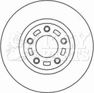 Key Parts KBD4449 - Kočioni disk www.molydon.hr