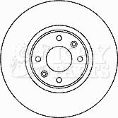 Key Parts KBD4468 - Kočioni disk www.molydon.hr