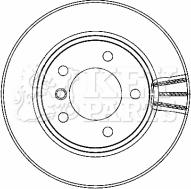 Key Parts KBD4463 - Kočioni disk www.molydon.hr