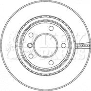 Key Parts KBD4467 - Kočioni disk www.molydon.hr