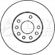 Key Parts KBD4436 - Kočioni disk www.molydon.hr