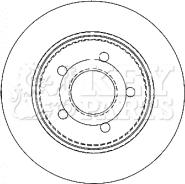 Key Parts KBD4476 - Kočioni disk www.molydon.hr