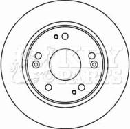 Key Parts KBD4598 - Kočioni disk www.molydon.hr