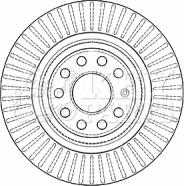 Key Parts KBD4551 - Kočioni disk www.molydon.hr