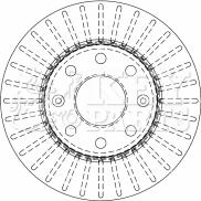 Key Parts KBD4510 - Kočioni disk www.molydon.hr