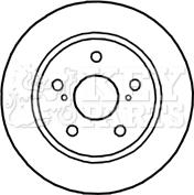 Key Parts KBD4664 - Kočioni disk www.molydon.hr