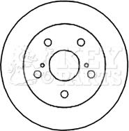 Key Parts KBD4666 - Kočioni disk www.molydon.hr