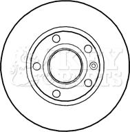 Key Parts KBD4687 - Kočioni disk www.molydon.hr