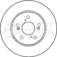 Key Parts KBD4639 - Kočioni disk www.molydon.hr