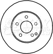 Key Parts KBD4629 - Kočioni disk www.molydon.hr