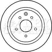 Key Parts KBD4670 - Kočioni disk www.molydon.hr