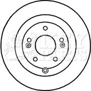 Key Parts KBD4672 - Kočioni disk www.molydon.hr