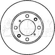 Key Parts KBD4093 - Kočioni disk www.molydon.hr