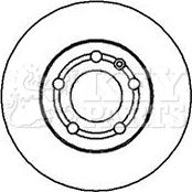 Key Parts KBD4064 - Kočioni disk www.molydon.hr