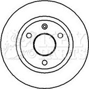 Key Parts KBD4004 - Kočioni disk www.molydon.hr