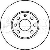 Key Parts KBD4073 - Kočioni disk www.molydon.hr