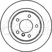 Key Parts KBD4184 - Kočioni disk www.molydon.hr