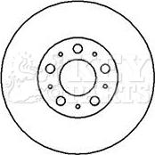 Key Parts KBD4179 - Kočioni disk www.molydon.hr