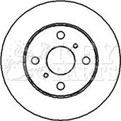 Key Parts KBD4173 - Kočioni disk www.molydon.hr