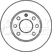 Key Parts KBD4857 - Kočioni disk www.molydon.hr