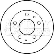 Key Parts KBD4801 - Kočioni disk www.molydon.hr