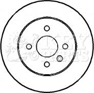 Key Parts KBD4394 - Kočioni disk www.molydon.hr