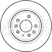 Key Parts KBD4396 - Kočioni disk www.molydon.hr