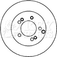 Key Parts KBD4366 - Kočioni disk www.molydon.hr