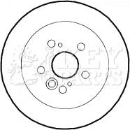 Key Parts KBD4363 - Kočioni disk www.molydon.hr