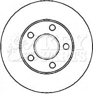 Key Parts KBD4316 - Kočioni disk www.molydon.hr